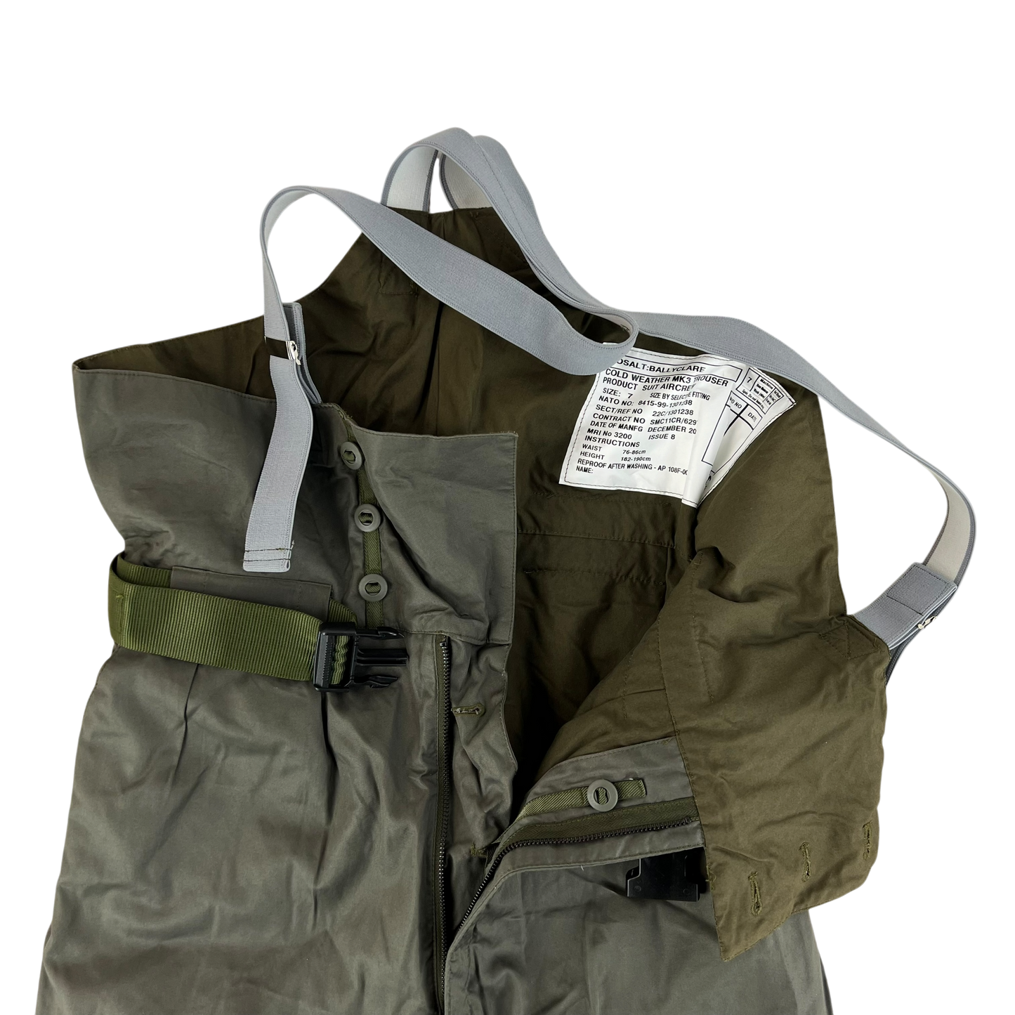 British RAF MK3 FR Cold Weather Aircrew Trousers - W32 L32.5
