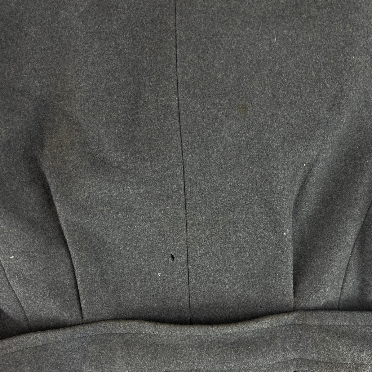 British RAF WW2 40's Officer's Blue Grey Wool Greatcoat w/ Belt - Medium Size 6