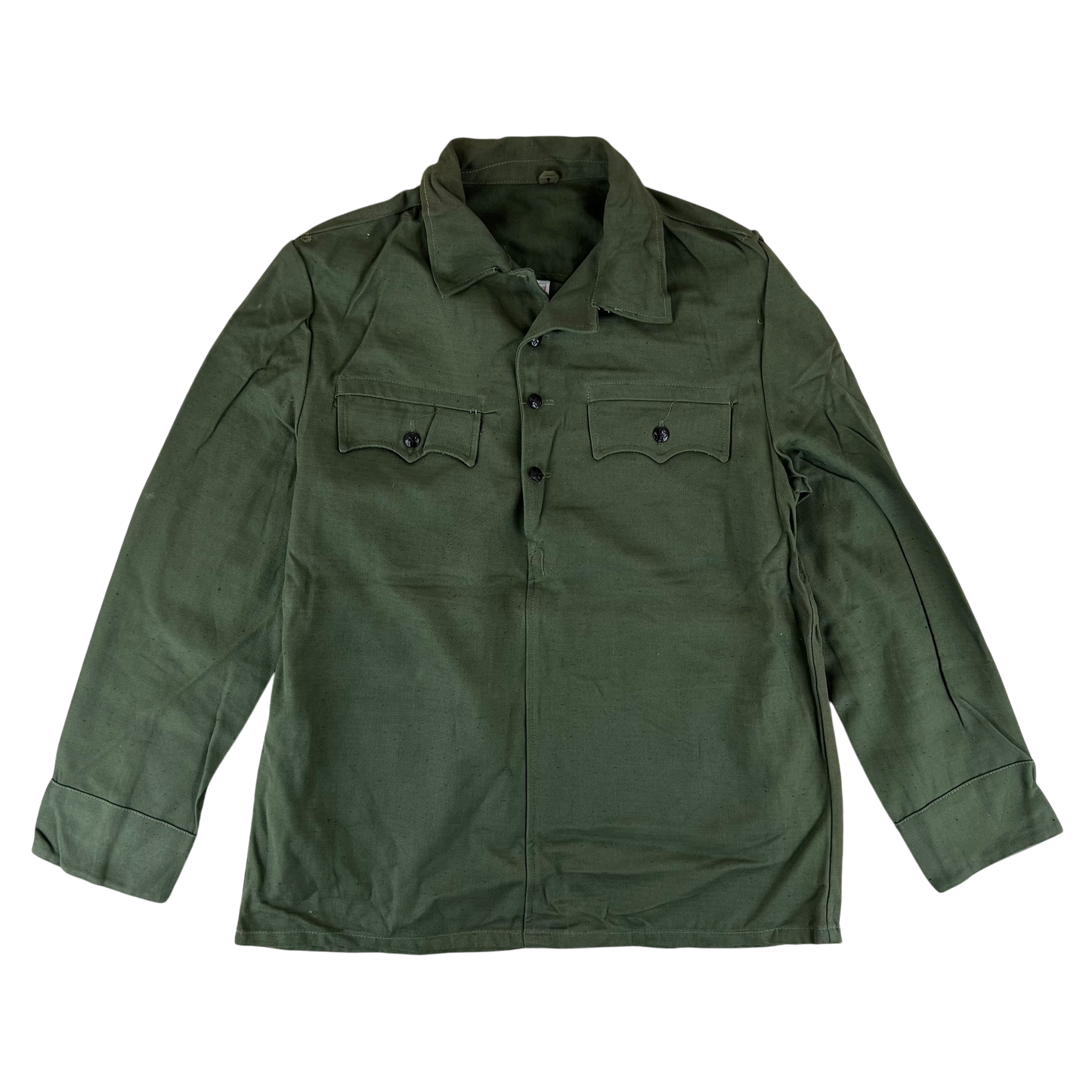 Bulgarian People's Army Olive Green Cossack Shirt - Large