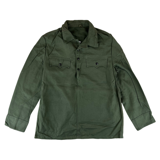 Bulgarian People's Army Olive Green Cossack Shirt - Large