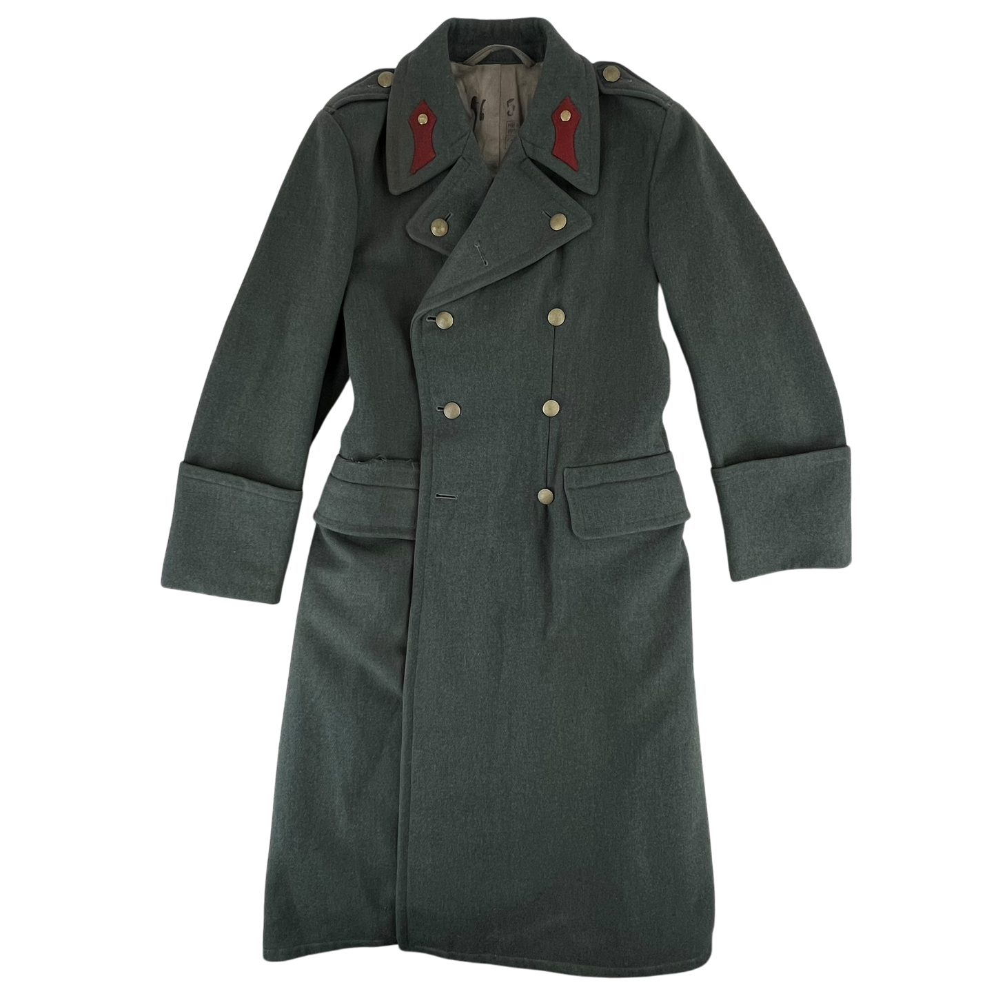 Austrian Army Officer's Greatcoat 1959 Field Grey - Medium