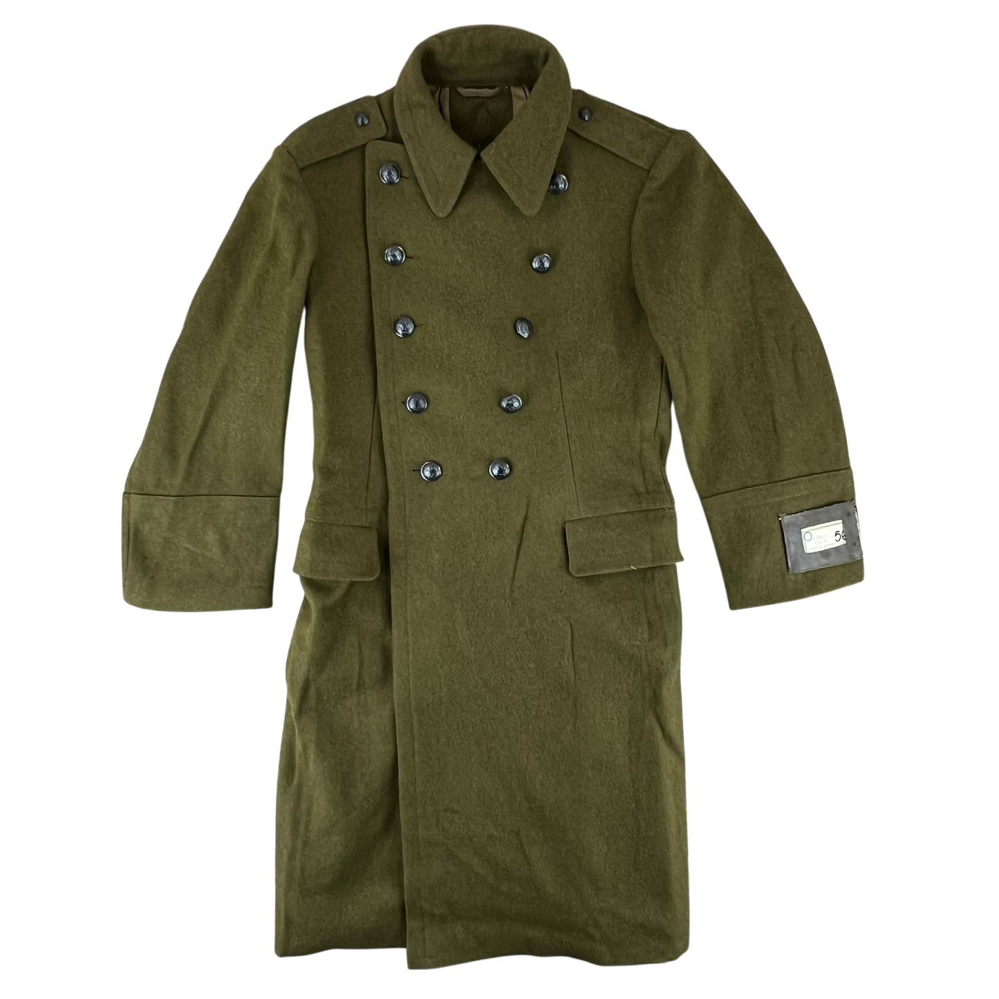 Romanian People's Army Khaki Wool Greatcoat - Medium