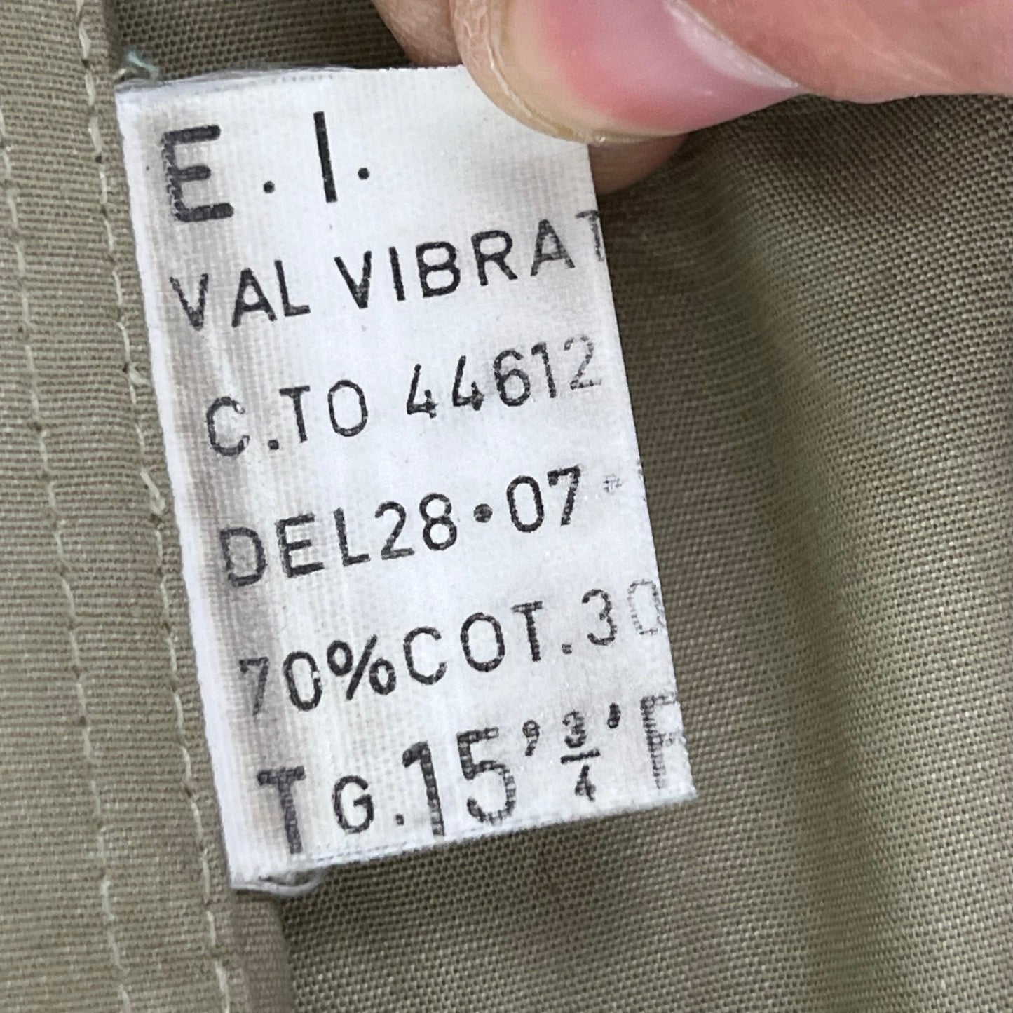 Italian Army Roma 75 Short Sleeve Safari Shirt - Medium