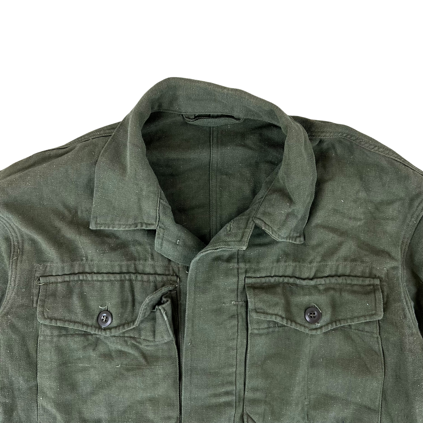 Czechoslovak People's Army 50's Olive Green Work Jacket - Large