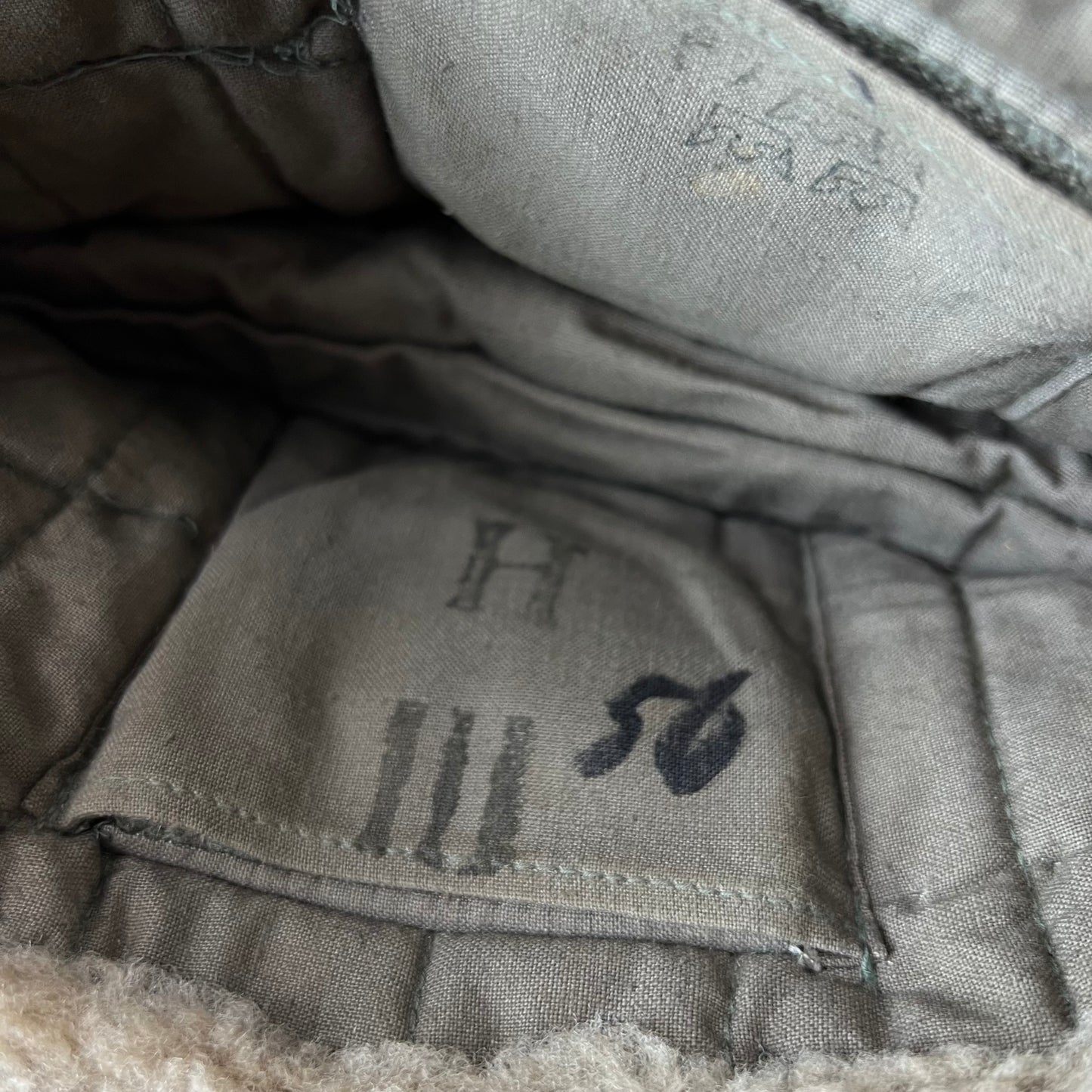 Swedish Army WW2 M43 Wool Ushanka Cap - Small 56cm