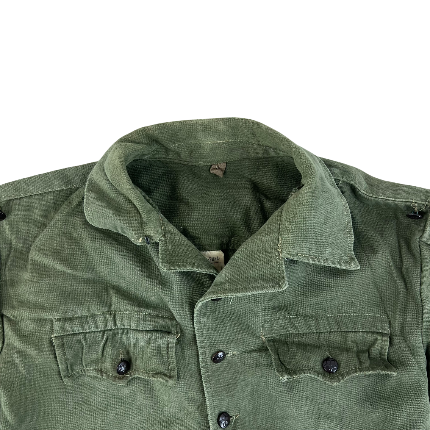 Bulgarian People's Army Olive Green Cossack Shirt - Medium