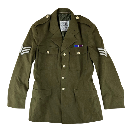 British Army 1980 Pattern No. 2 Olive Green Dress Jacket - 16th/5th Royal Lancers - Medium 176/104