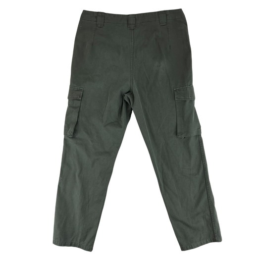 Austrian Army Olive Green Fatigue Trousers - W35 L30