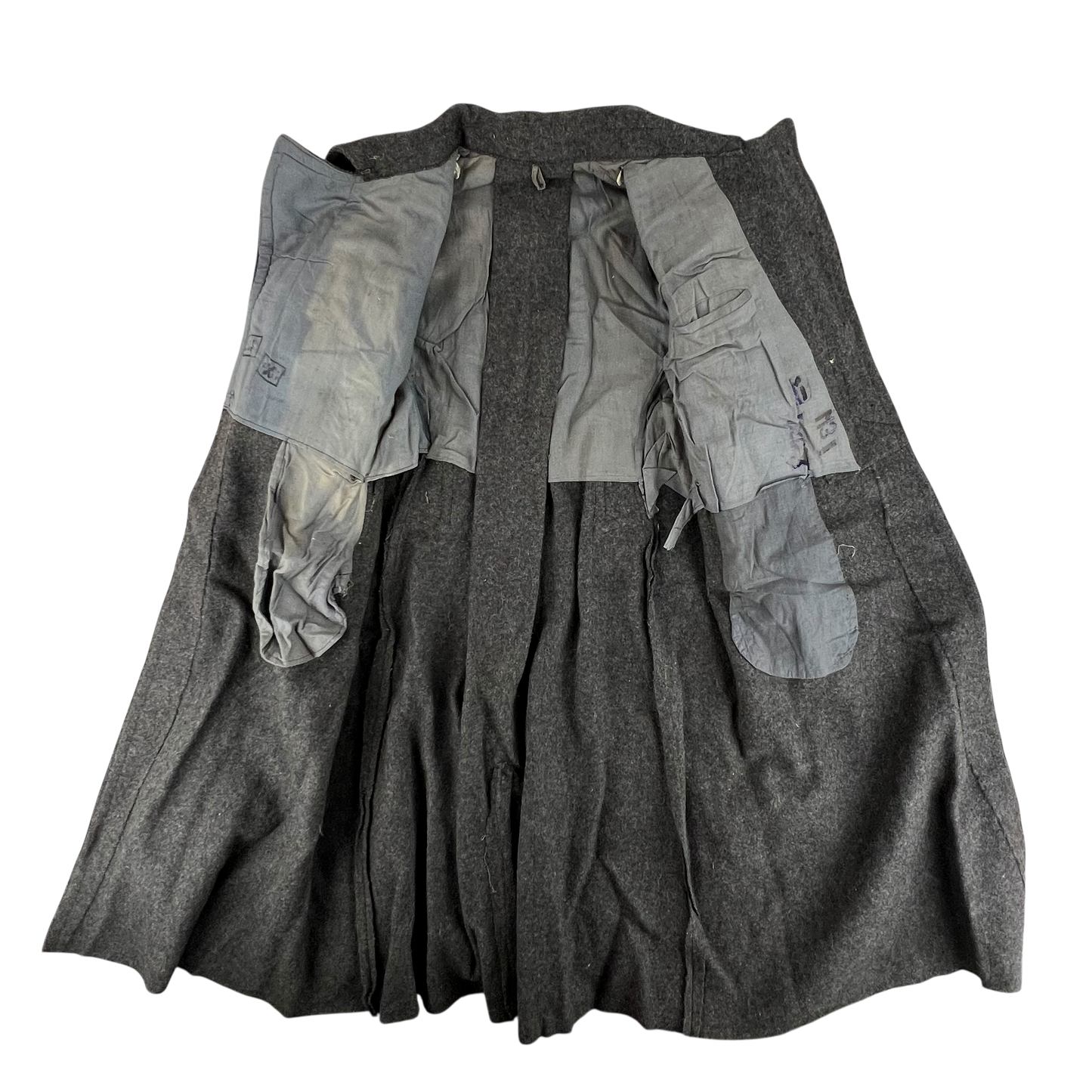 Bulgarian People's Army 50s Grey Wool Greatcoat - Medium