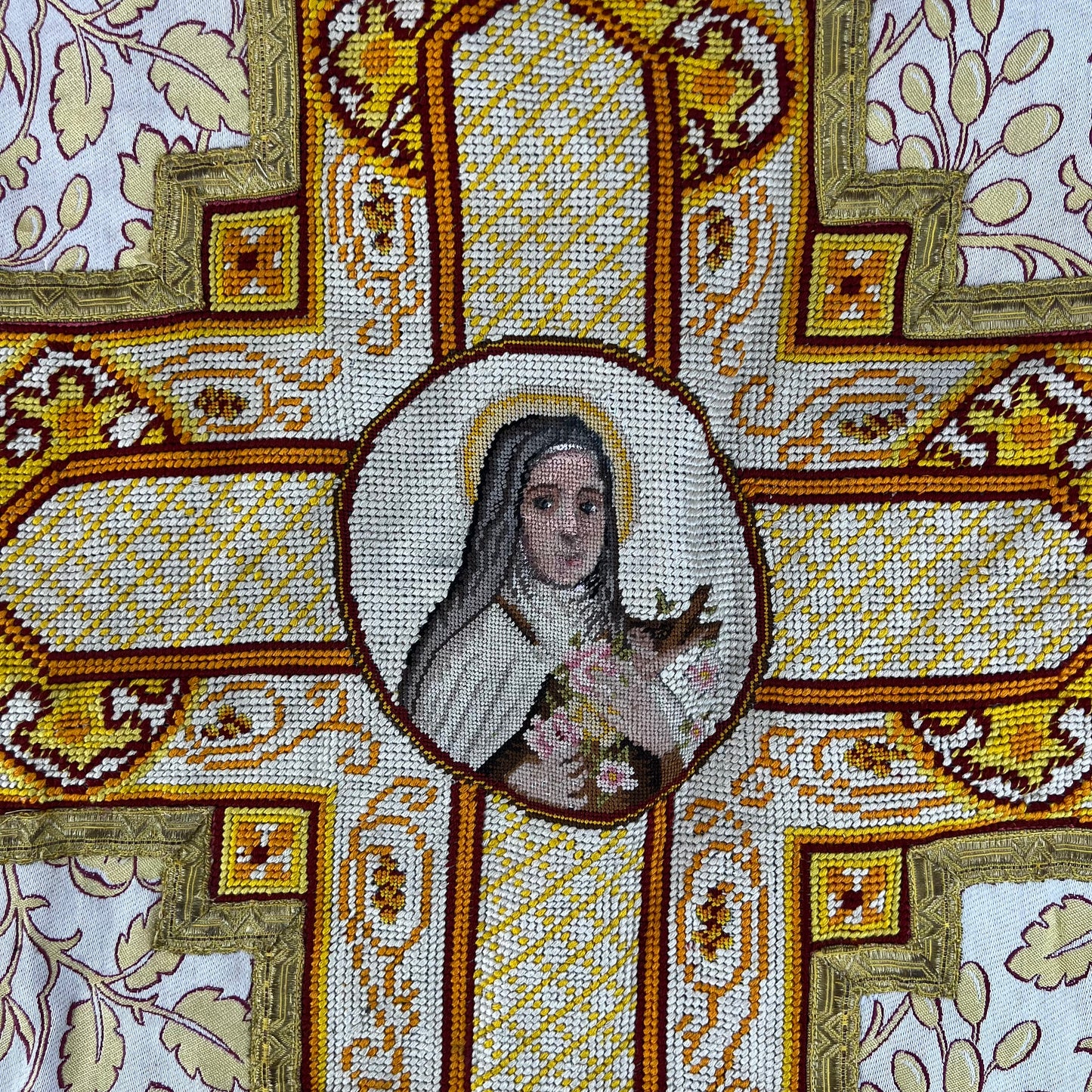 Antique Roman Chasuble - Saint Thérèse