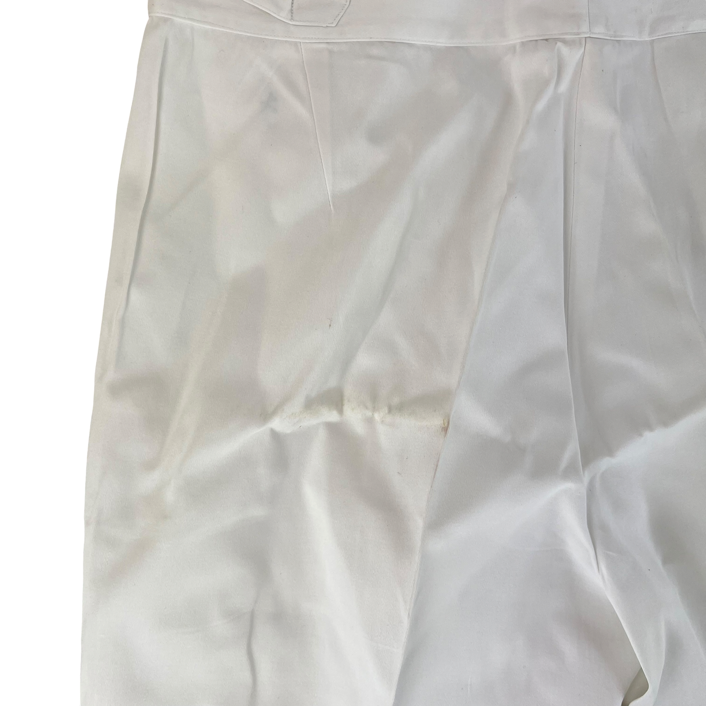 British Merchant Navy 50s Tropical White Trousers - W34 L29