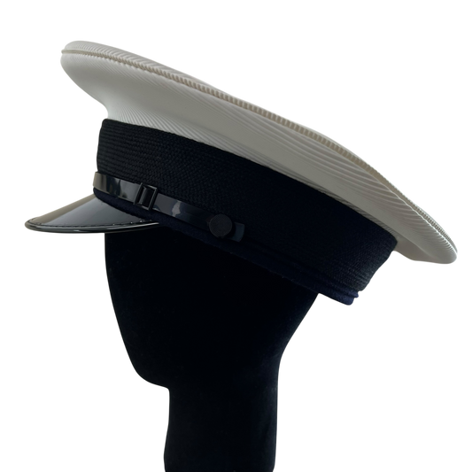 British Royal Navy Officer's Peaked Dress Cap - Large 59cm