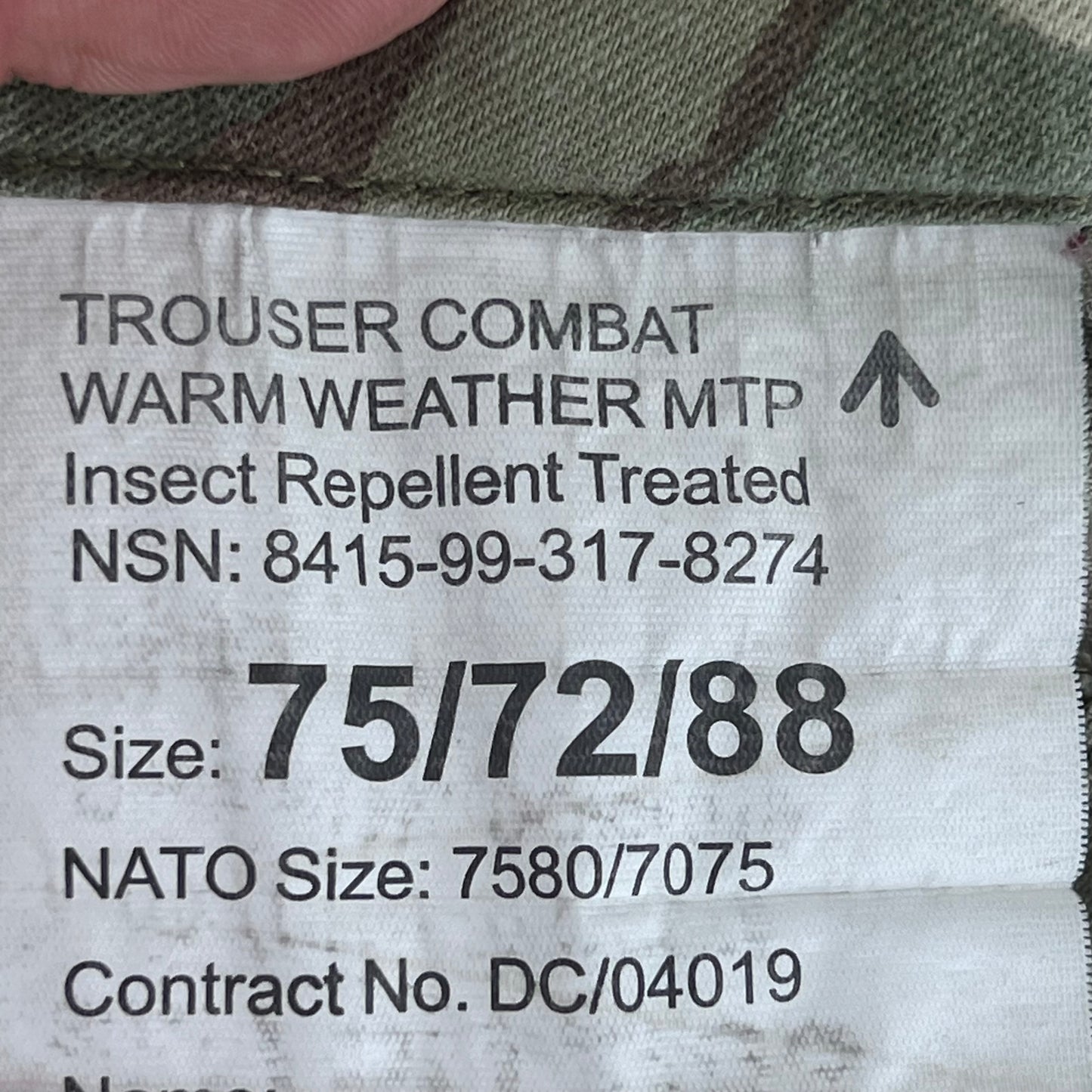 British Army MTP Camouflage Field Tailored Combat Shorts - W28