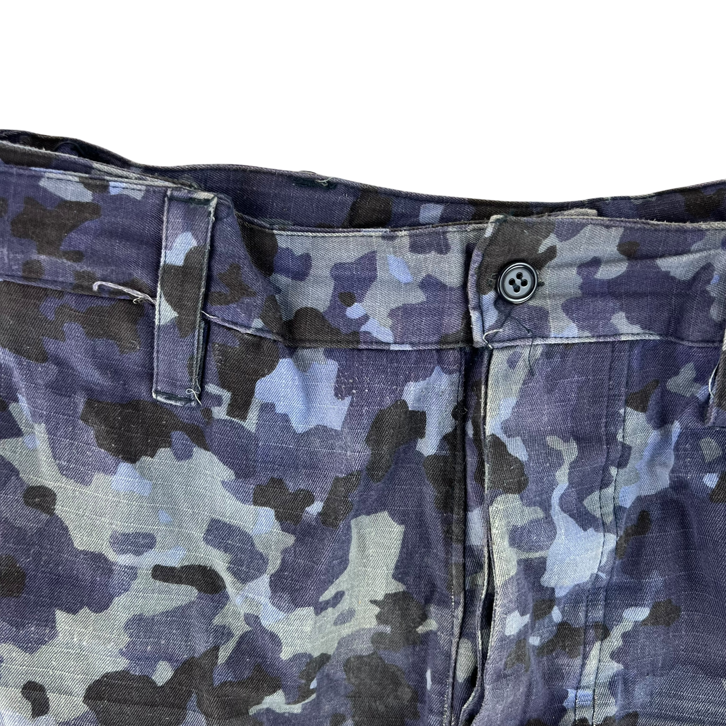 Romanian Navy M2017 Blue Camouflage Ripstop Trousers - W34 L31