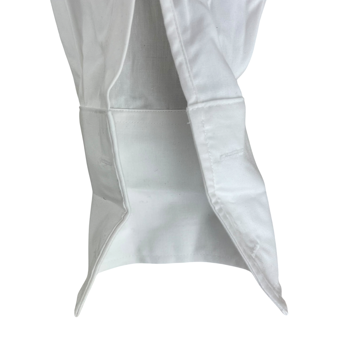British Army White Collarless Shirt - Large C41