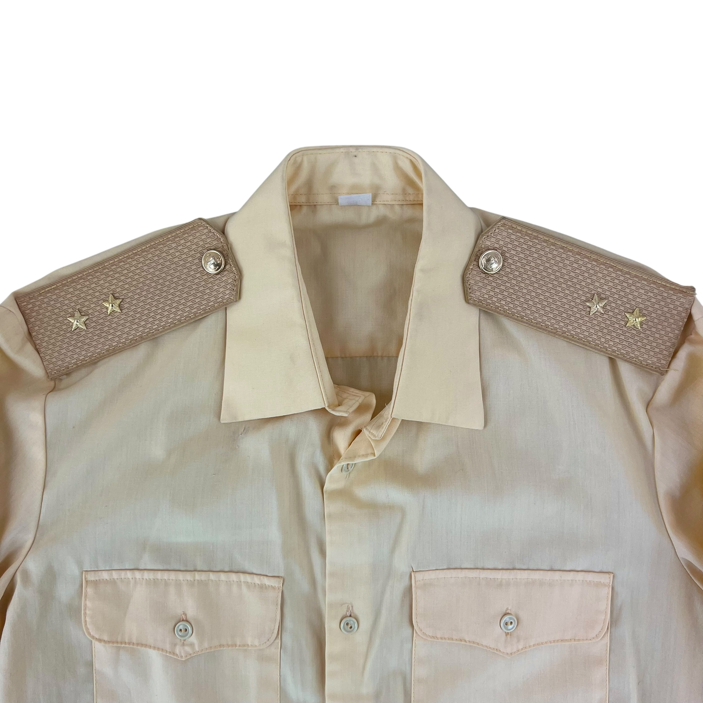 Soviet Navy Yellow Dress Shirt - Medium