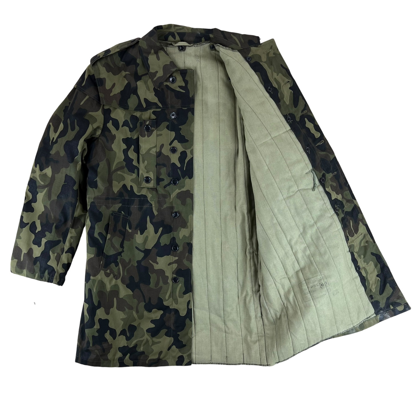 Romanian Army M1990 Leaf Pattern Cold Weather Field Jacket w/ Liner - Medium