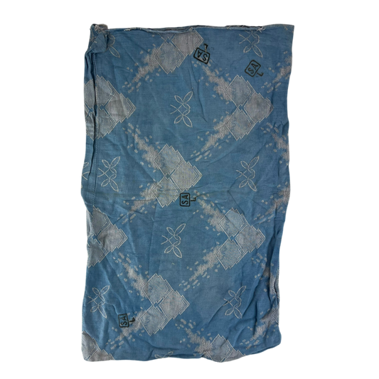 Finnish Army WW2 Pillow Case - Blue & White Pattern