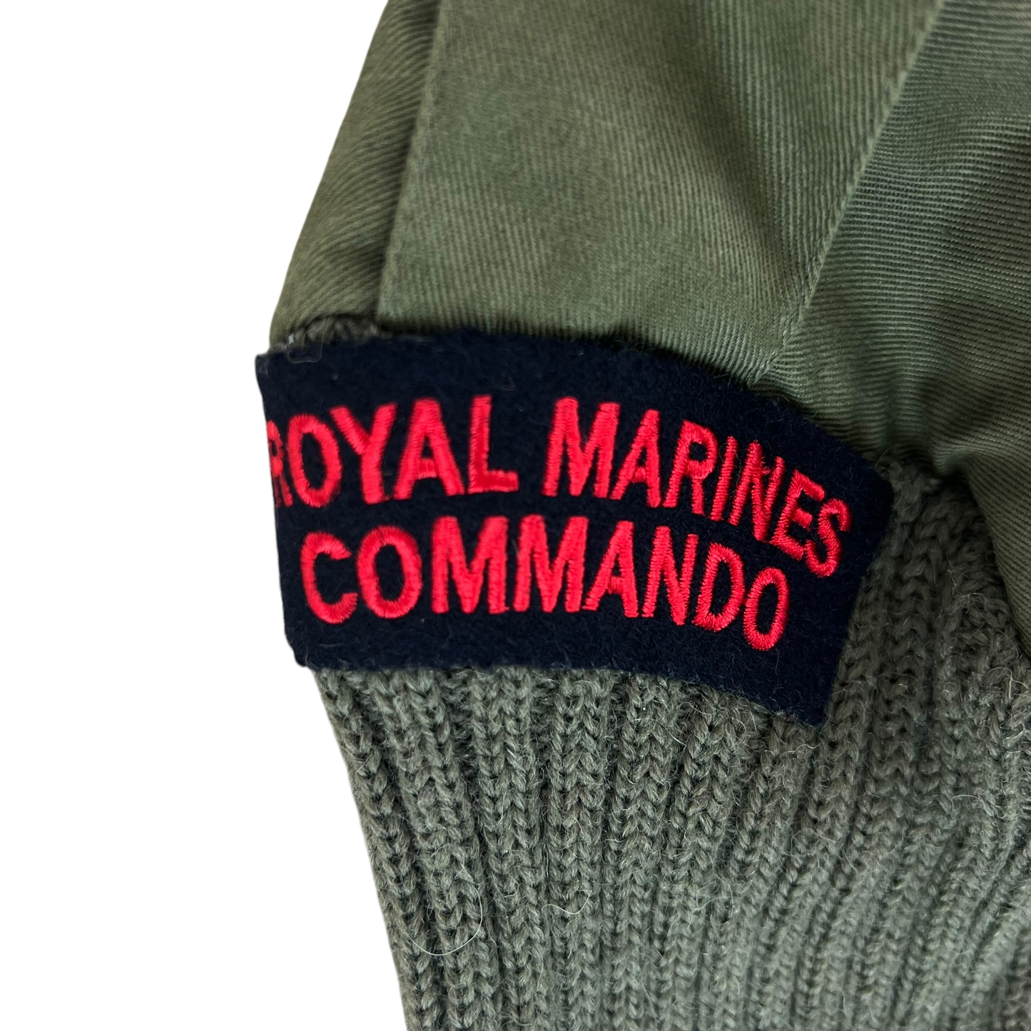 British Army Olive Green Pullover Jumper - Royal Marines - Large 112cm