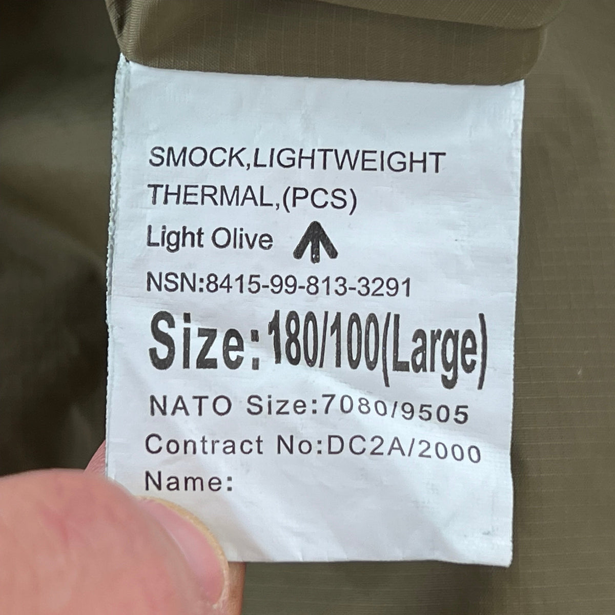British Army Thermal Buffalo Pullover Smock - Large