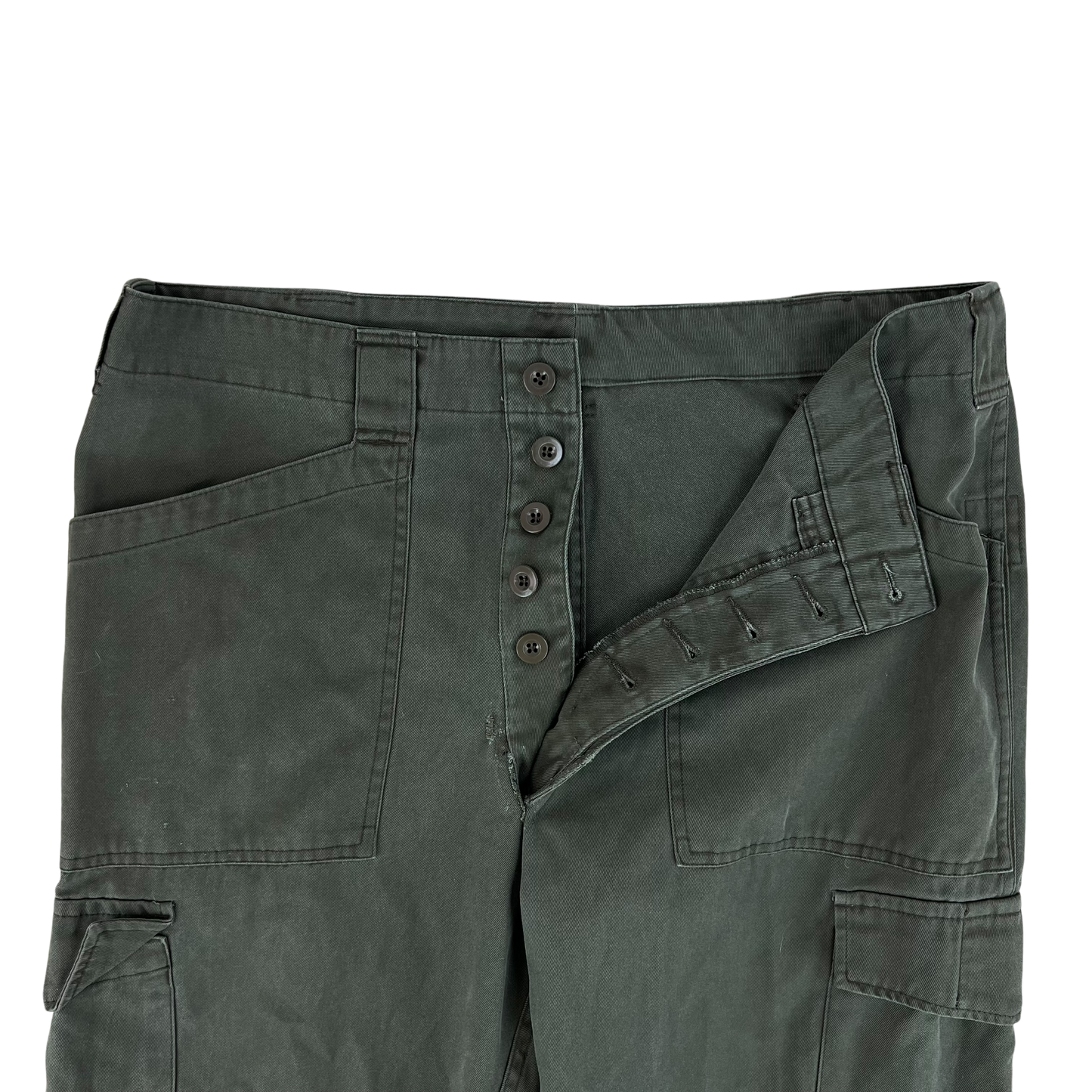 Austrian Army Olive Green Fatigue Trousers - W35 L30