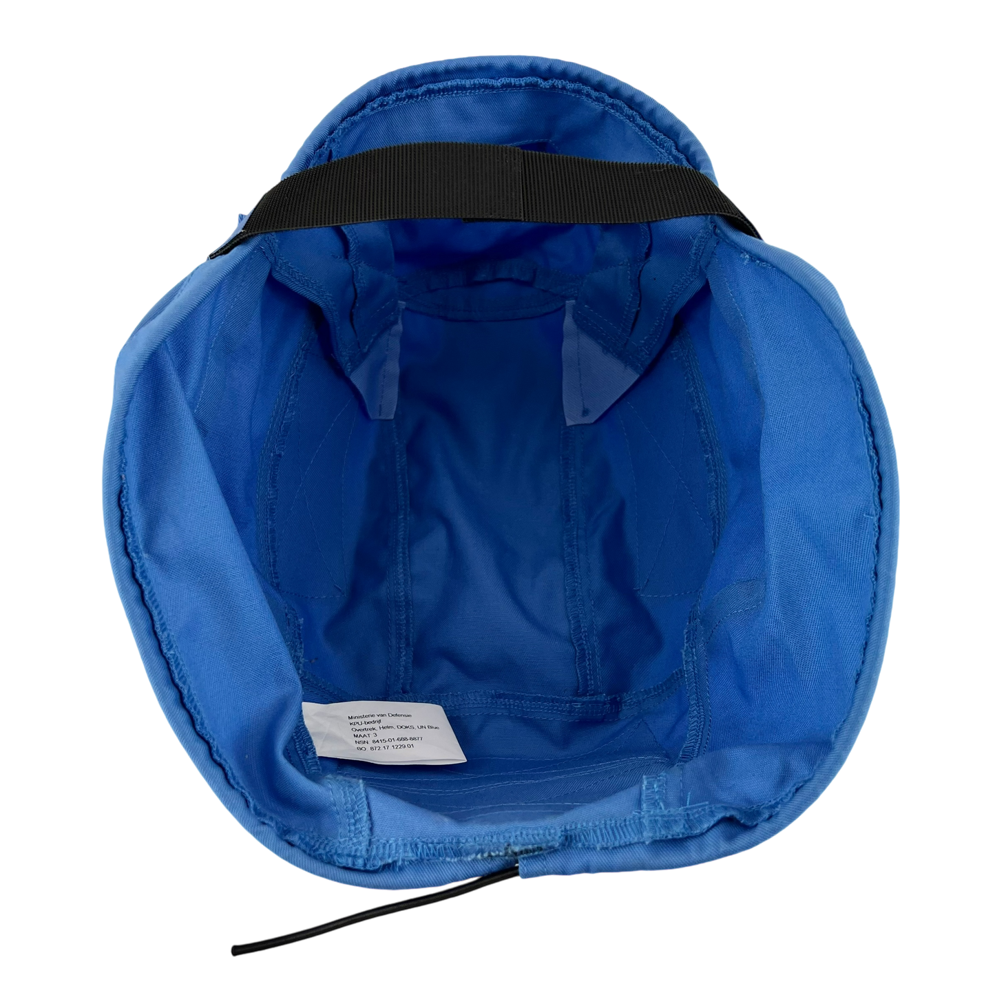 Dutch Army UN Blue Peacekeeping Helmet Cover - Medium / Large