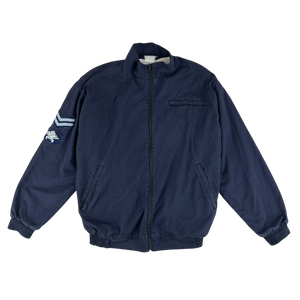 British Army / Tri-Services Navy Blue PTI Tracksuit Top Jacket - Large