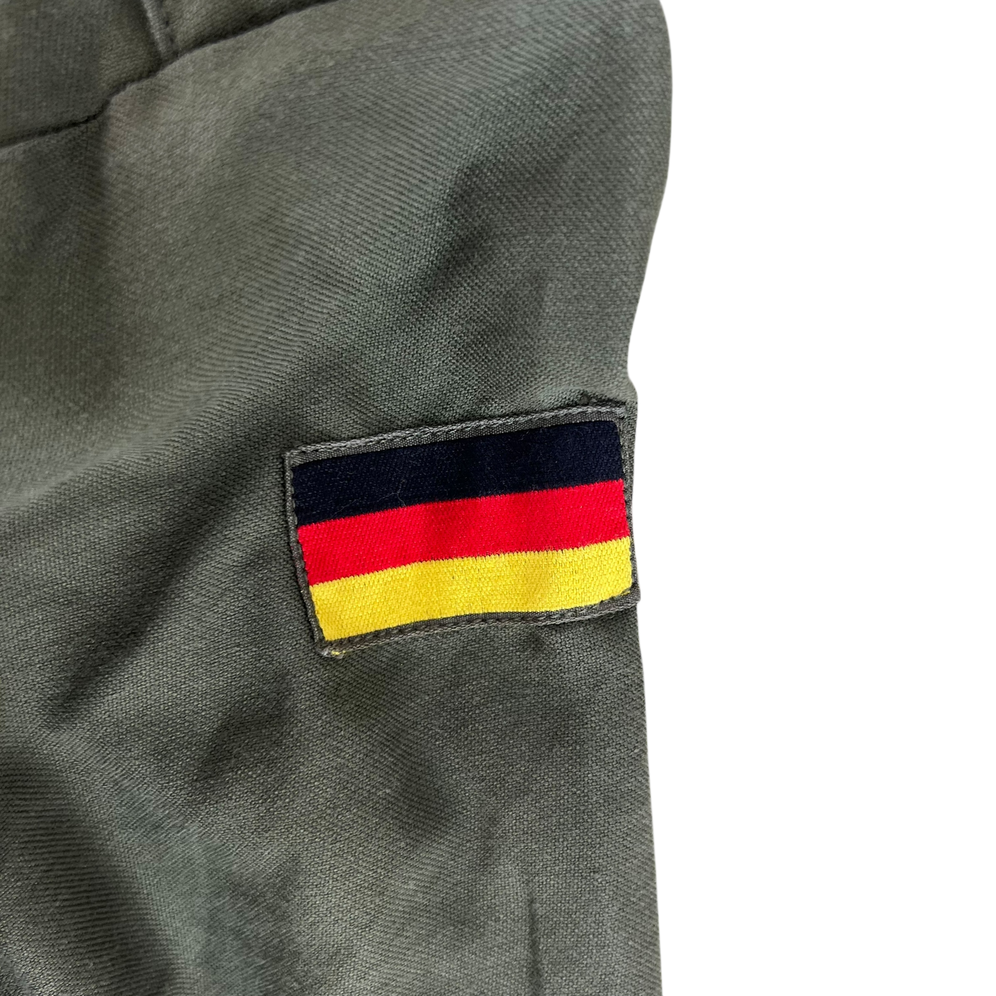 German Army Olive Green Long Sleeve Field Shirt - Large GrNr4