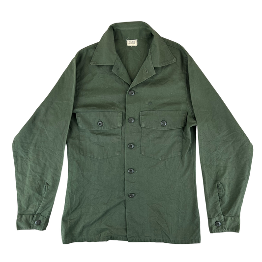 US Army Olive Green Long Sleeve Shirt - Small