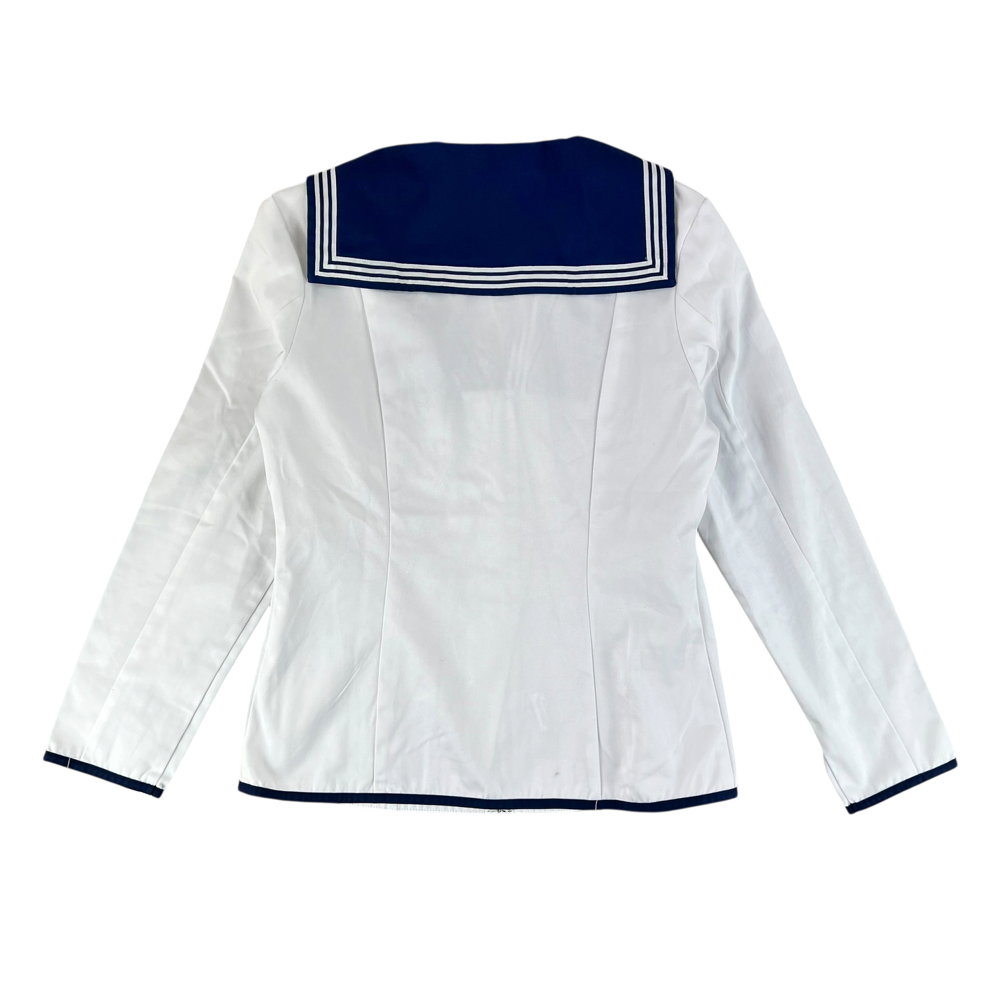 British Royal Navy Class II White Jumper Sailor's Top - Medium 178/96