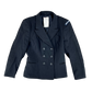 British Royal Navy Women's WRNS Diagonal Serge Black Blazer - Small