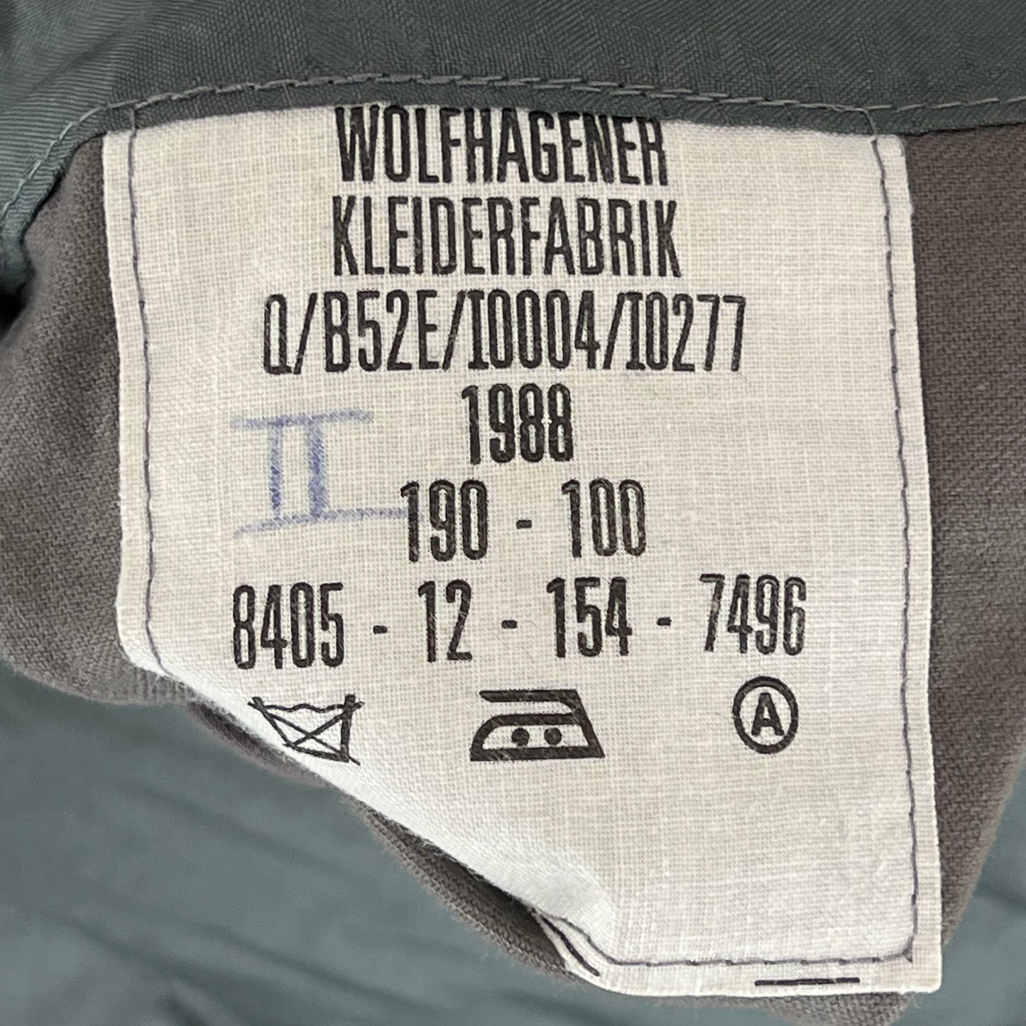 German Army Gebirgsjäger Mountaineer's Grey Dress Jacket - 190/100