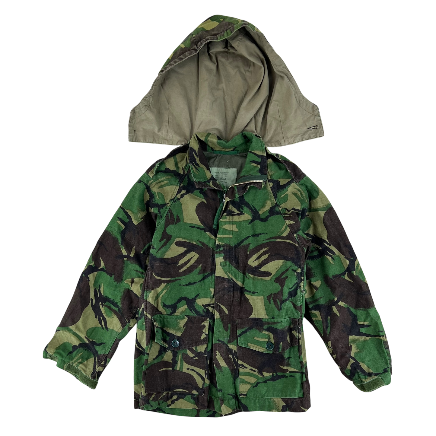 British Army 80s Cadet Forces DPM Camouflage Windproof Smock - X Small 150/76