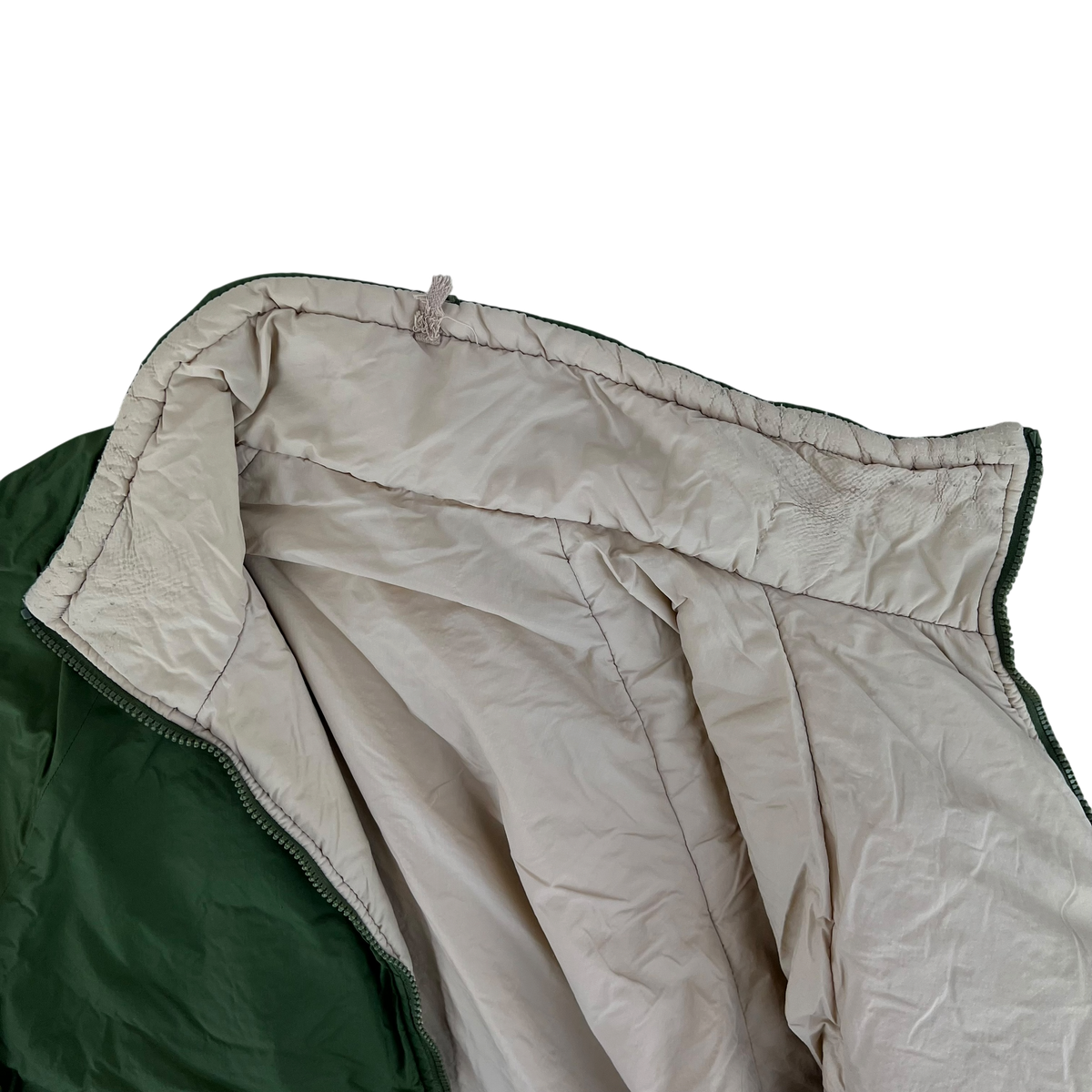 British Army Reversible Thermal Olive Green / Tan Quilted Jacket - Medium