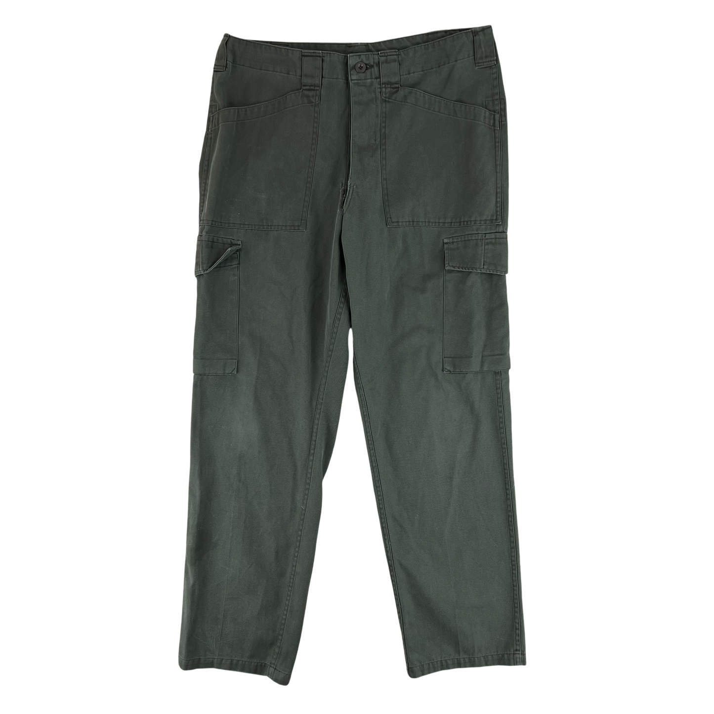 Austrian Army Olive Green Fatigue Trousers - W35 L30