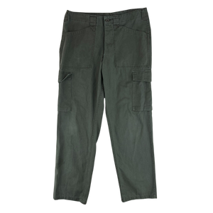 Austrian Army Olive Green Fatigue Trousers - W35 L30