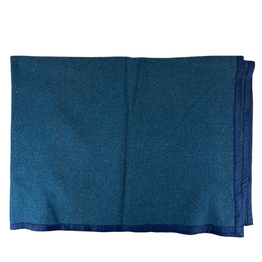Romanian Army / Air Force Blue Wool Blanket