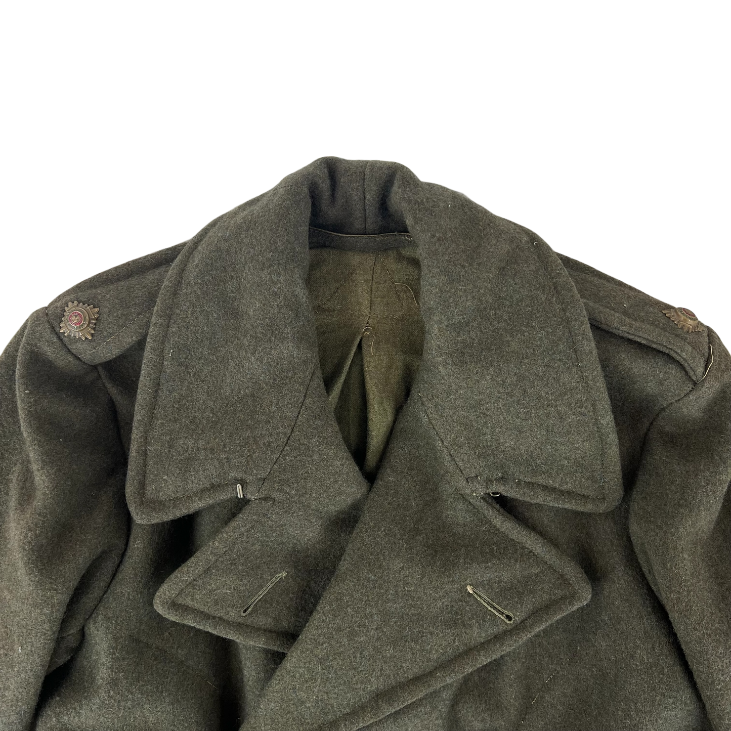 British Army WW2 1940 Pattern Wool Greatcoat - Royal Artillery - Large SIZE 9