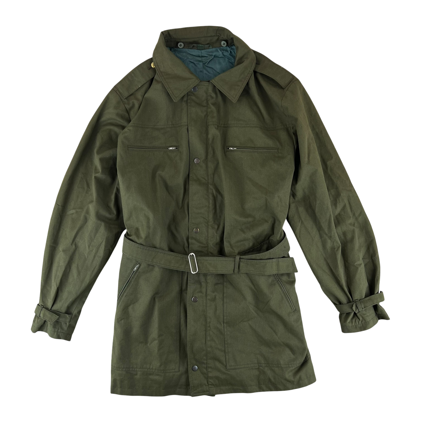 Czechoslovak Army M85 Guard's Coat Olive Green - Large