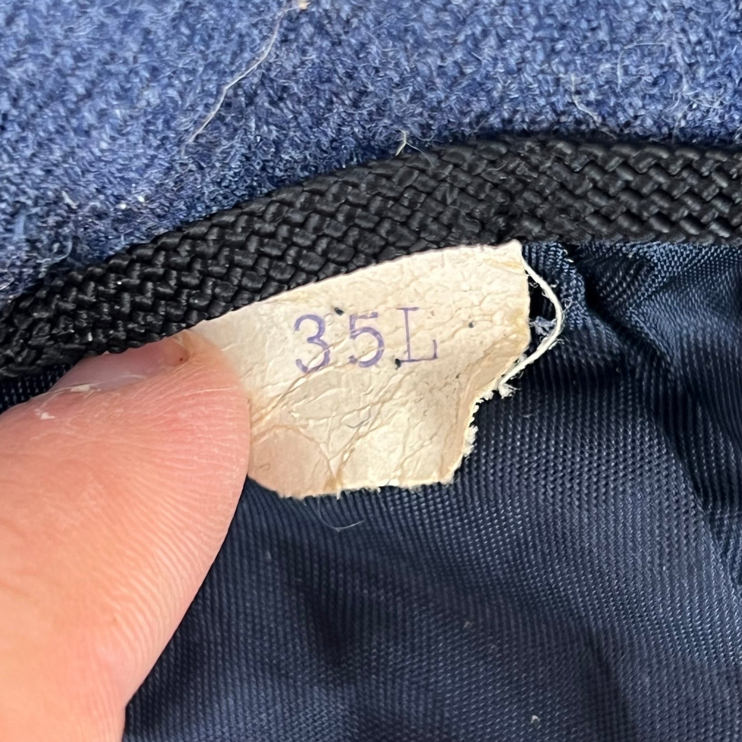 US Air Force 40's Blue Serge Service Dress Jacket - Small 35L