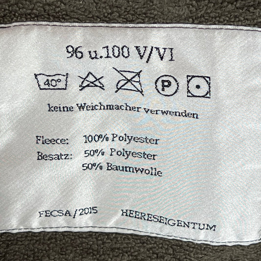 Austrian Army Olive Fleece Cardigan - Medium 96-100 III/IV