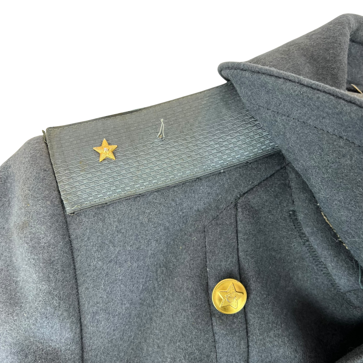 Soviet Army Officer's Greatcoat Construction Corps - Small