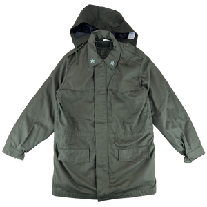 Italian Army Roma 75 Olive Green Drab Parka w/ Winter Liner & Hood - Large