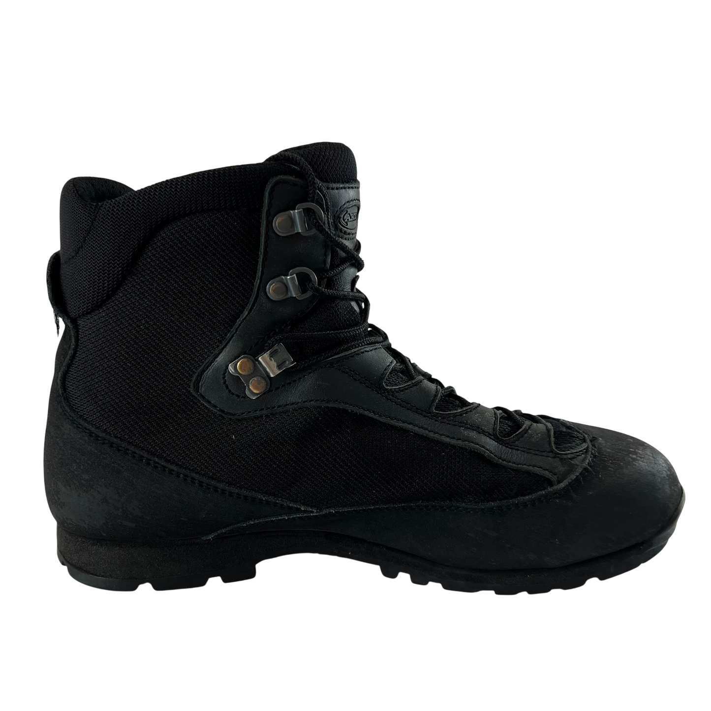 British Army AKU Black Combat Boots - Size 8M