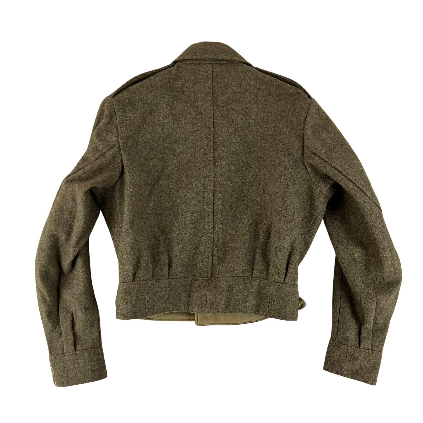 British Army 50s Khaki Ike 1949 Pattern Battle Dress Jacket - Medium SIZE 8