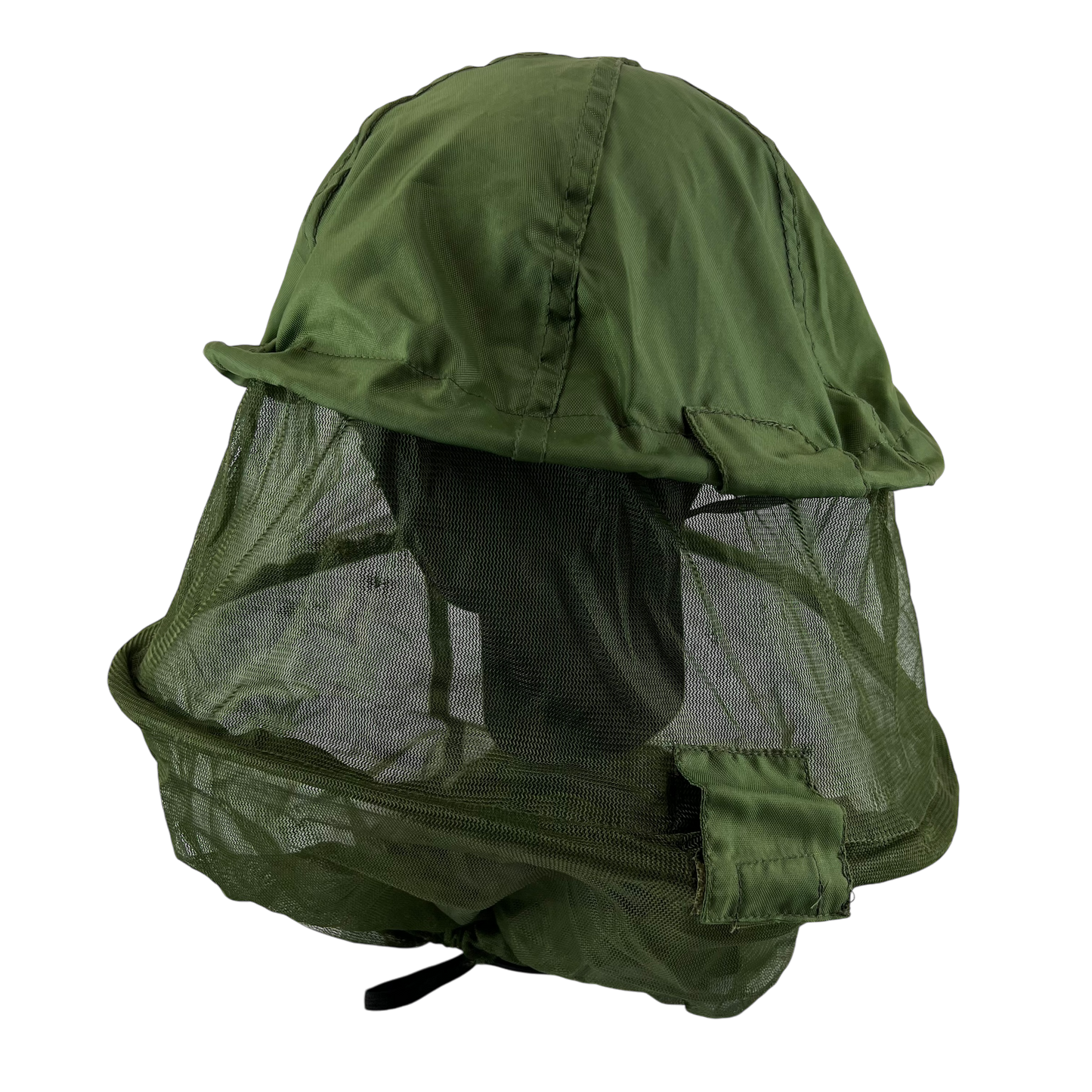 Dutch Army Olive Green Mosquito Netting Helmet Cover #2