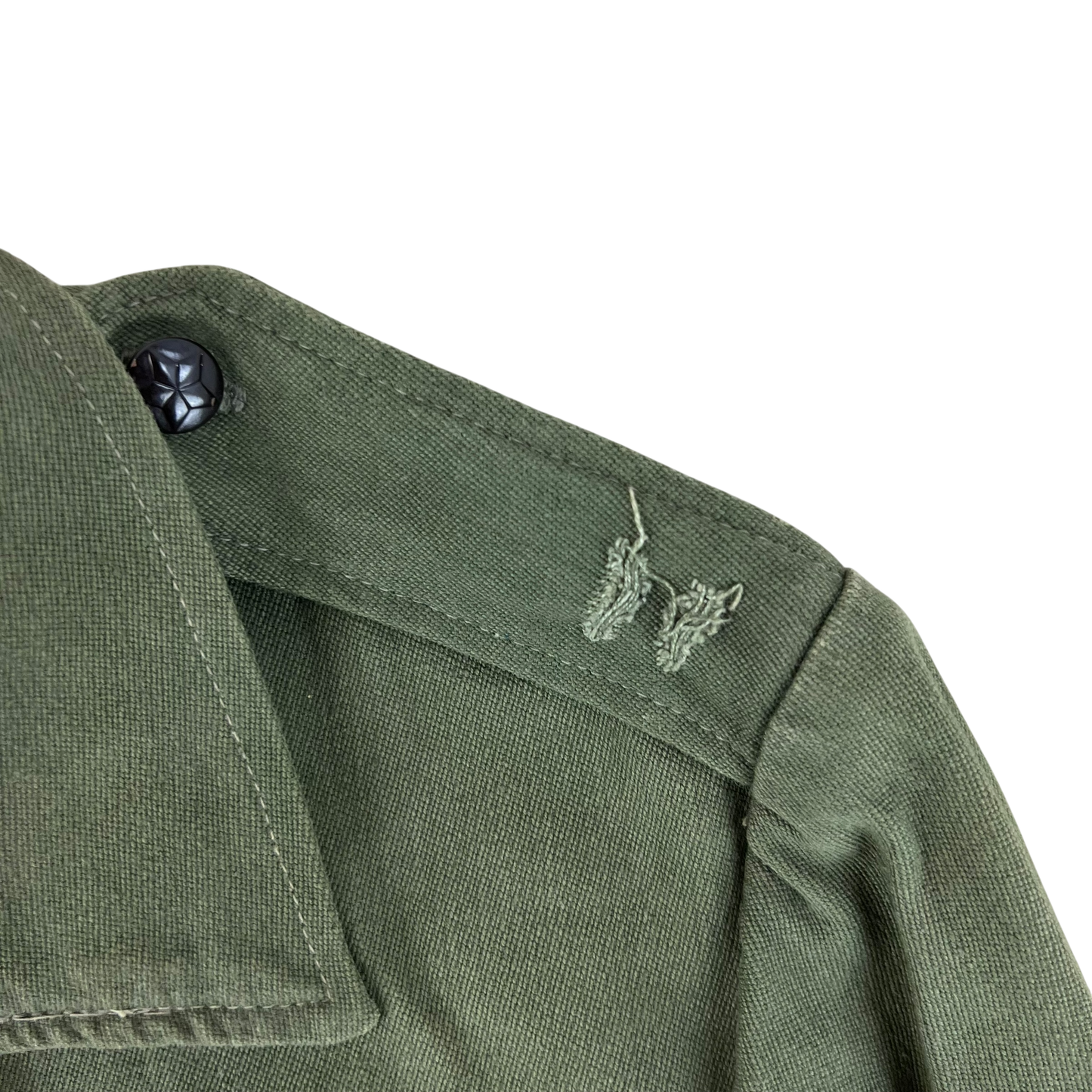 Bulgarian People's Army Olive Green Cossack Shirt - Large
