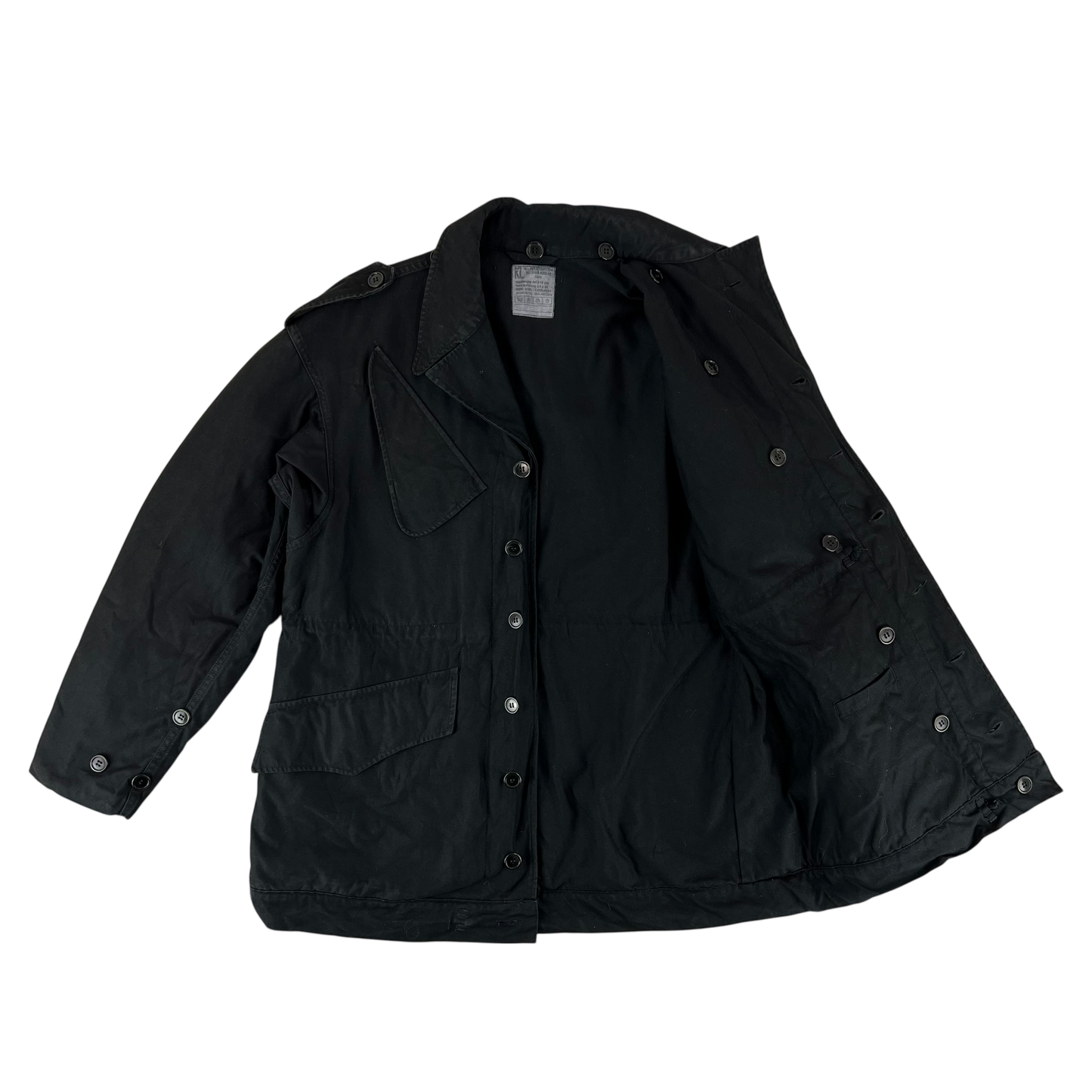 Dutch Army M78 Black Field Jacket - Medium