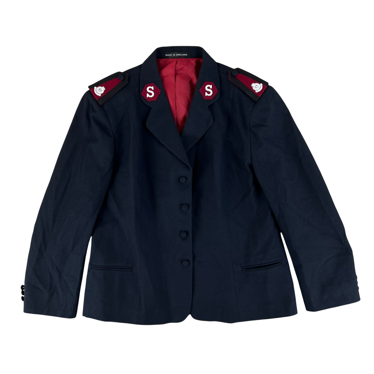 British Salvation Army Women's Ceremonial Dress Jacket - Medium 16S