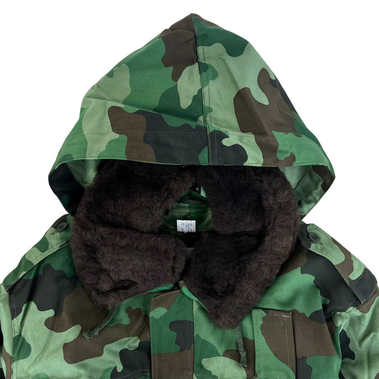 Serbian Army M93 Oak Leaf Camouflage Parka w/ Thermal Liner - Medium 172/100